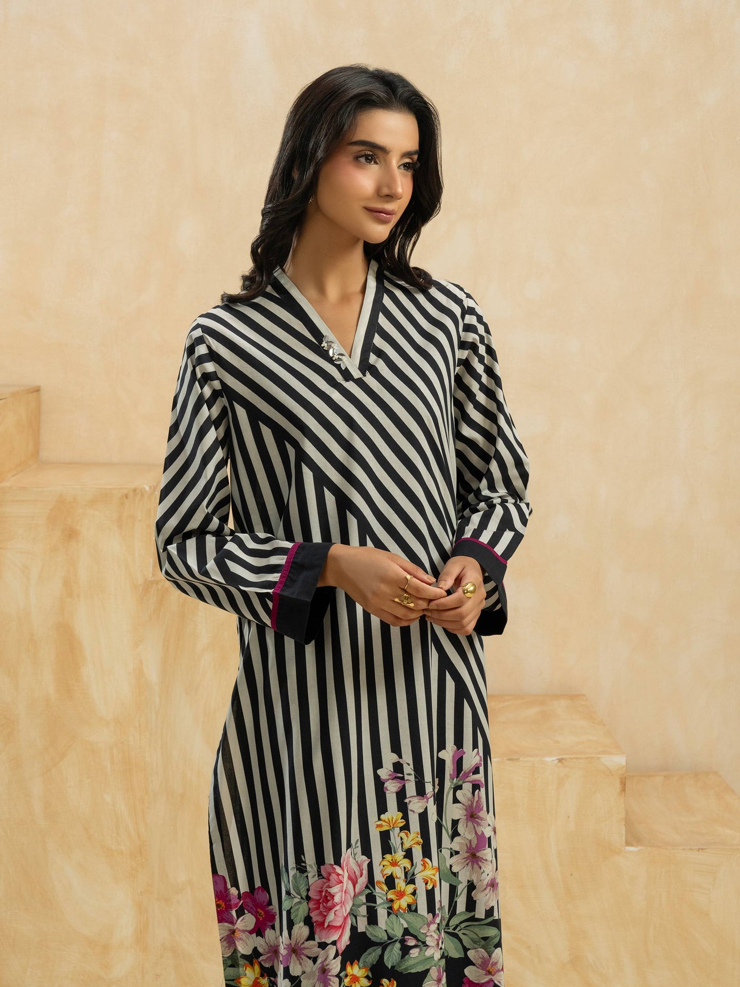 Viscose Shirt-Printed (Pret)