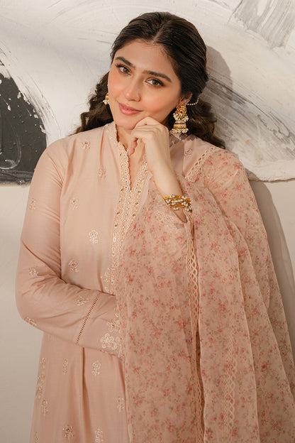 PASTEL FUSION-3 PIECE EMBROIDERED LAWN SUIT