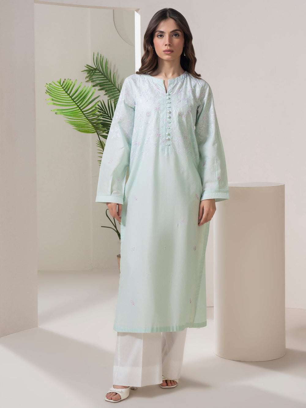 Embroidered Lawn Shirt  (Pret)
