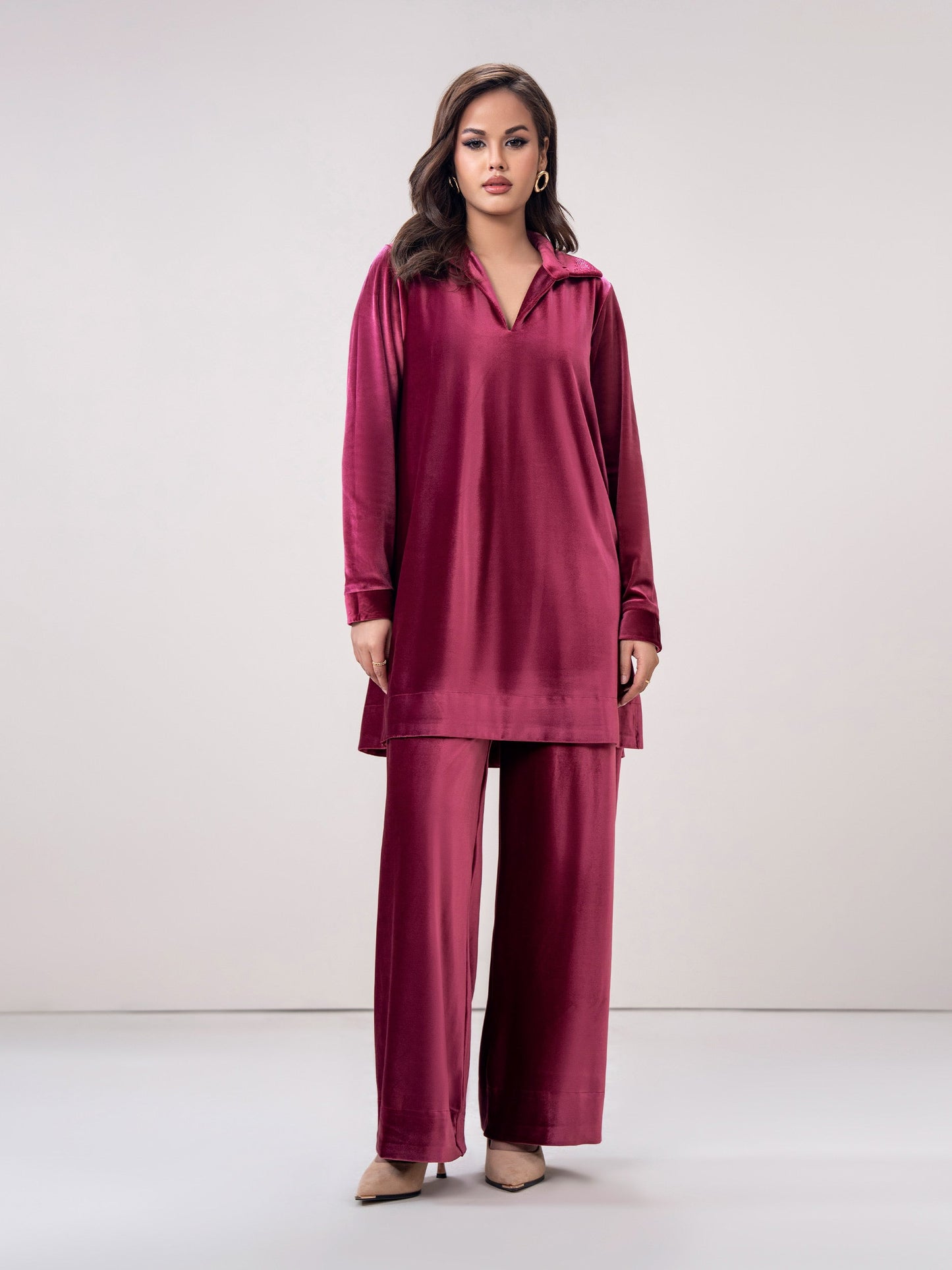 Velvet Co-ord Set
